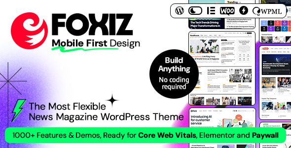 Foxiz 2.5.6 – WordPress Newspaper News and Magazine