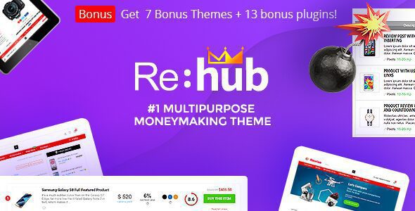 Rehub 19.8.1 – Price Comparison, Multi Vendor Marketplace WordPress Theme